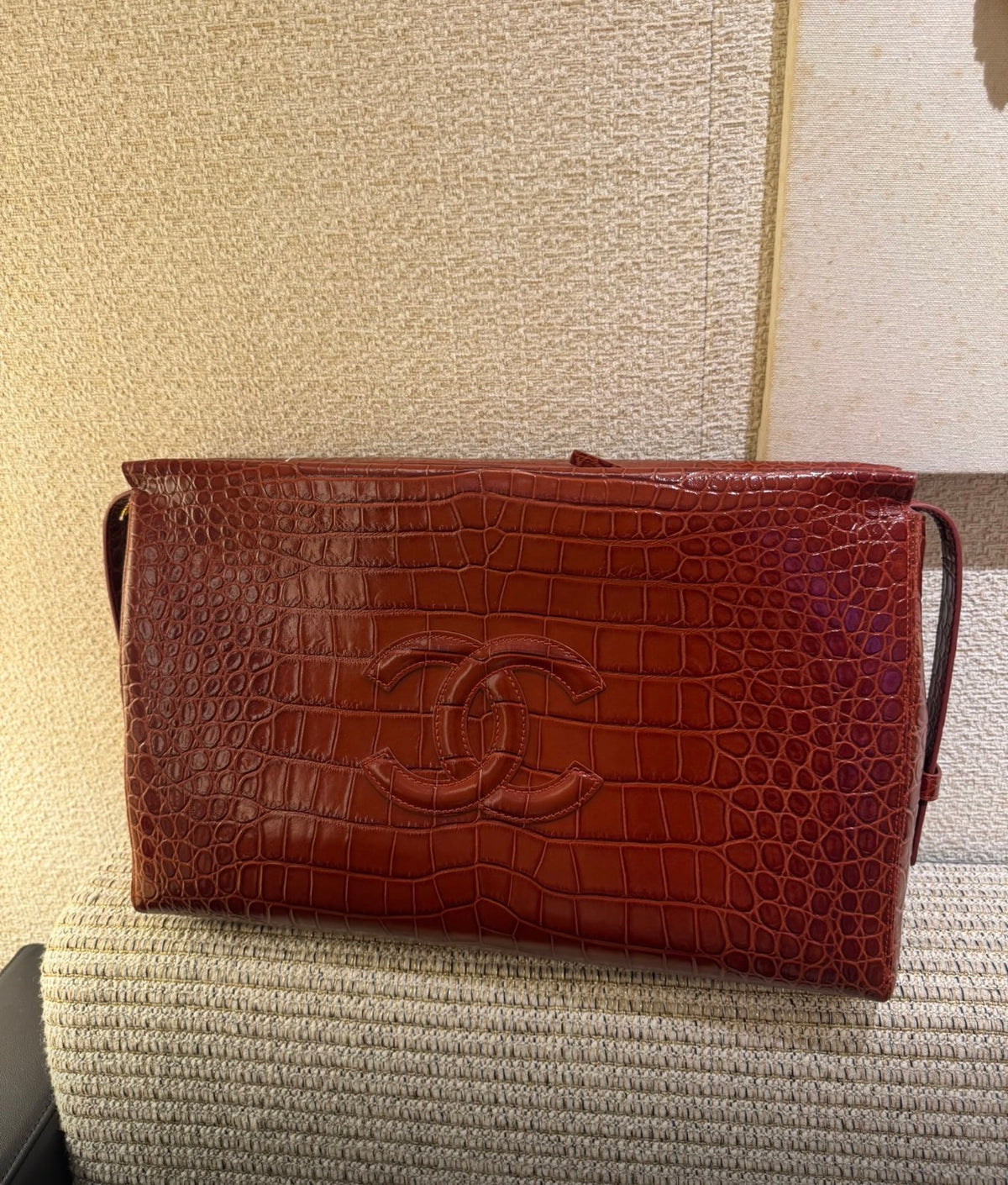 Chanel large zipper pouch 2026