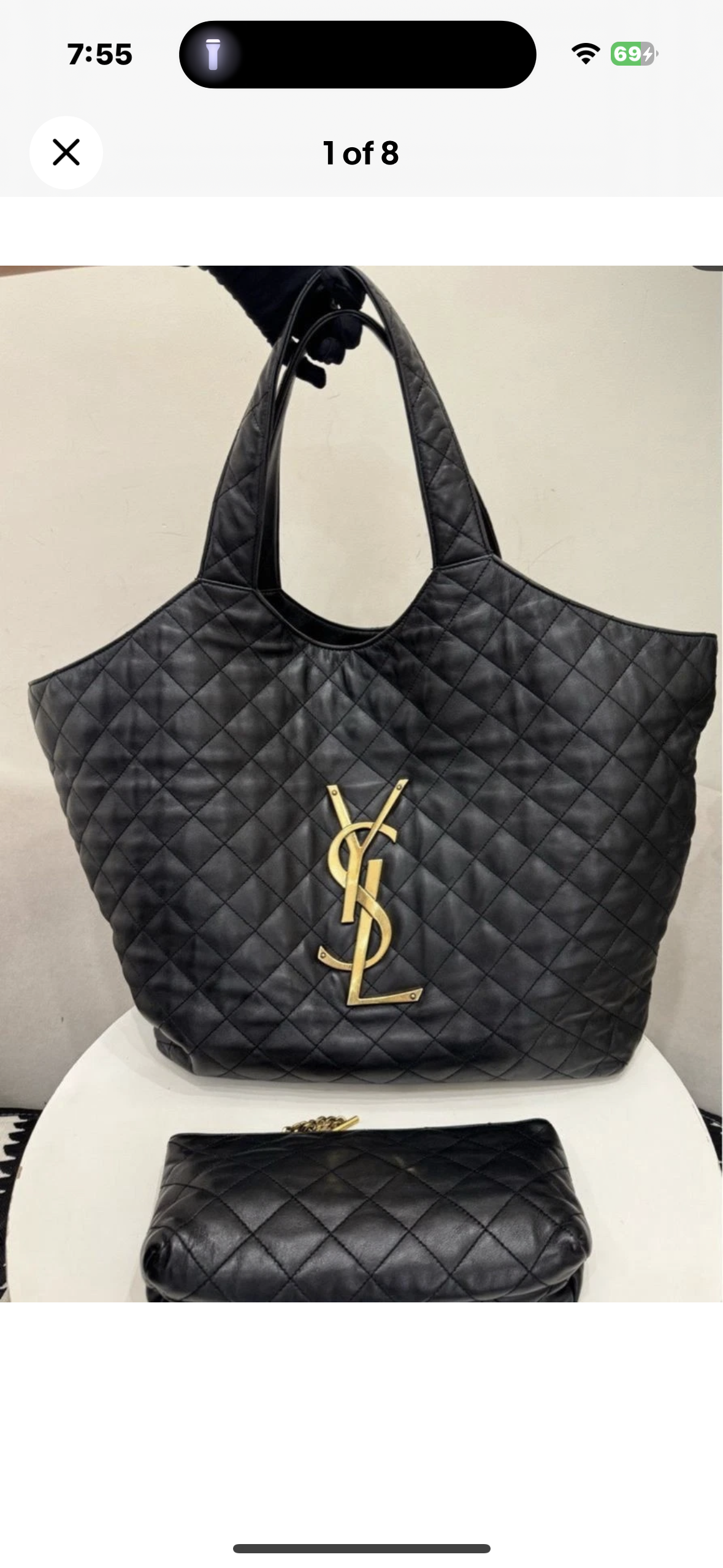 Saint Laurent I care tote bag