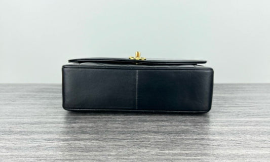Vintage Chanel Diana flap small in black Lambskin 24k GHW - series 2