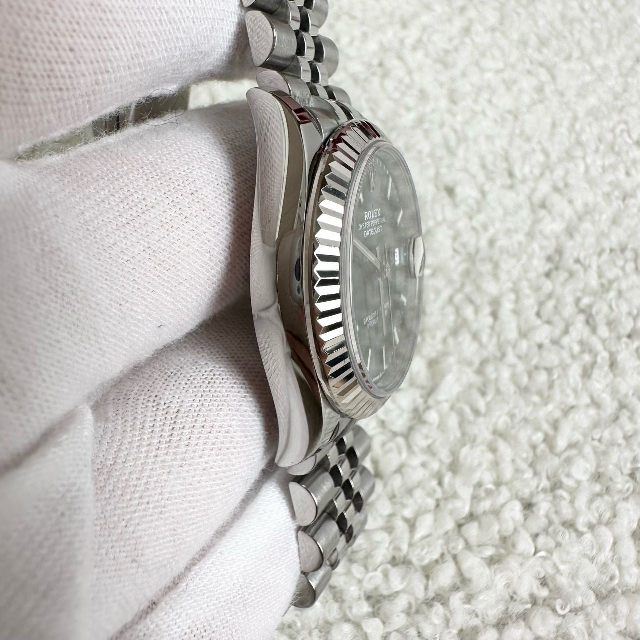 ROLEX Datejust 31mm in Jubilee Strap, Mint Green Dial - year 2021. full set no receipt