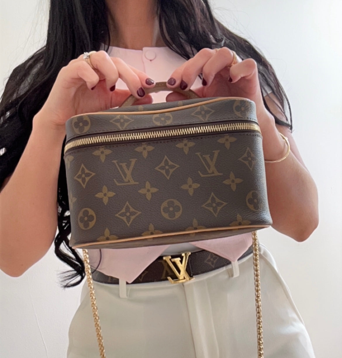 Louis Vuitton Nice Mini  Monogram Vanity Bag