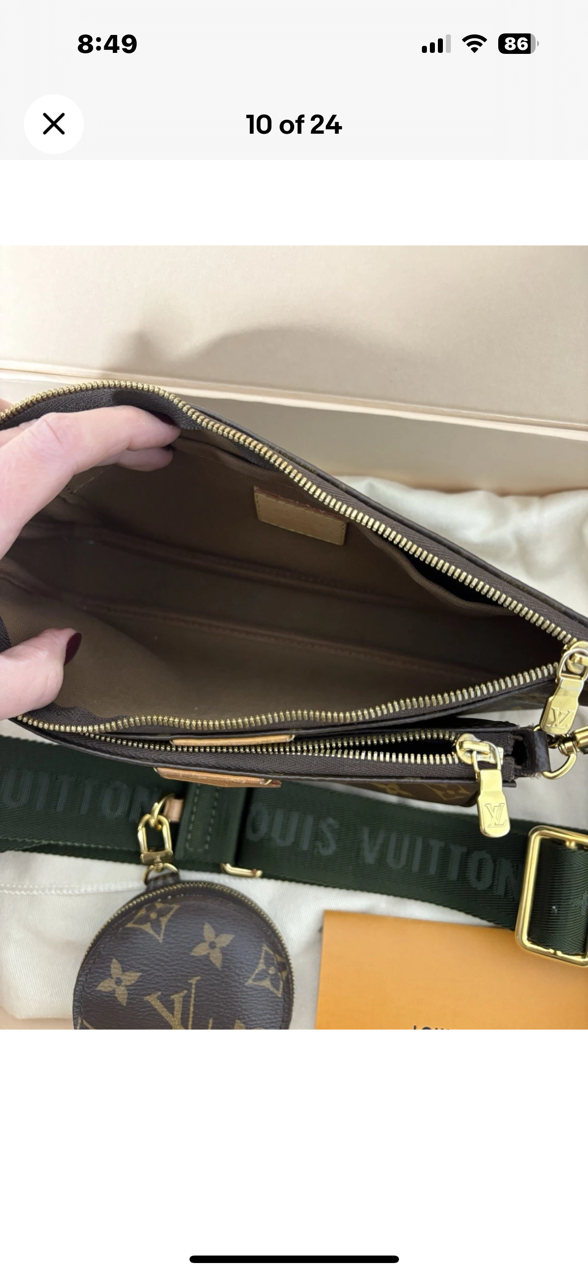 Louis Vuitton Multi Pochette Accessories in Monogram Khaki