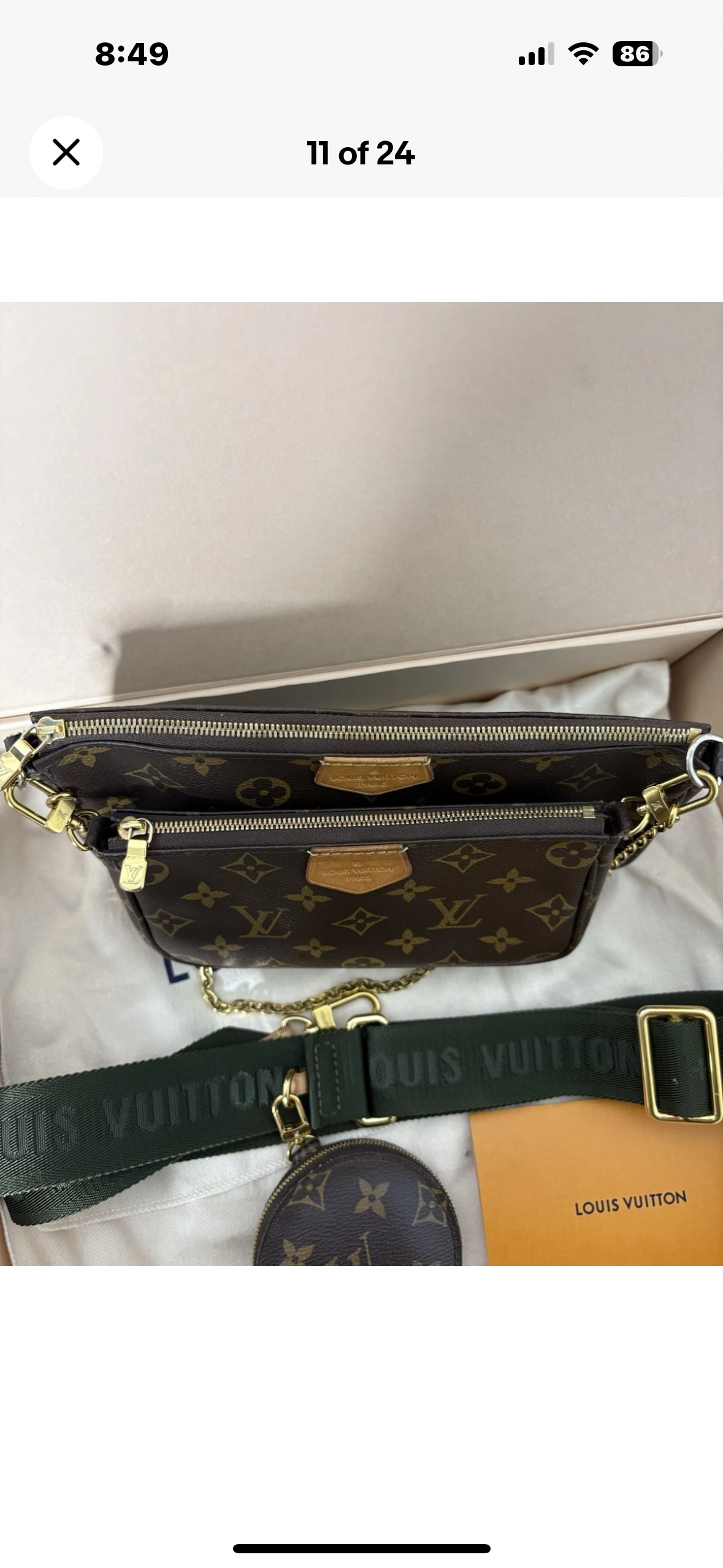 Louis Vuitton Multi Pochette Accessories in Monogram Khaki