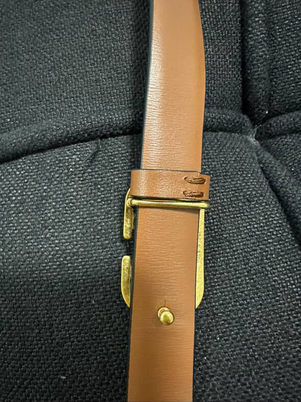 Valentino Garavani V Ring 20MM size 80/S Reversible belt Selleria/Black