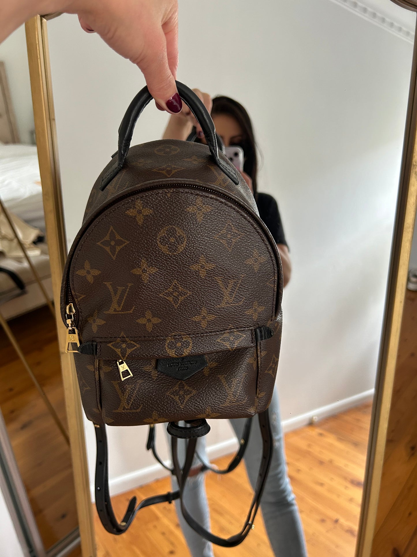 Louis Vuitton Mini Palm Springs Monogram Canvas Backpack