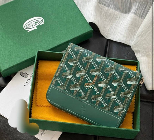 GOYARD Matignon Mini Wallet in Green