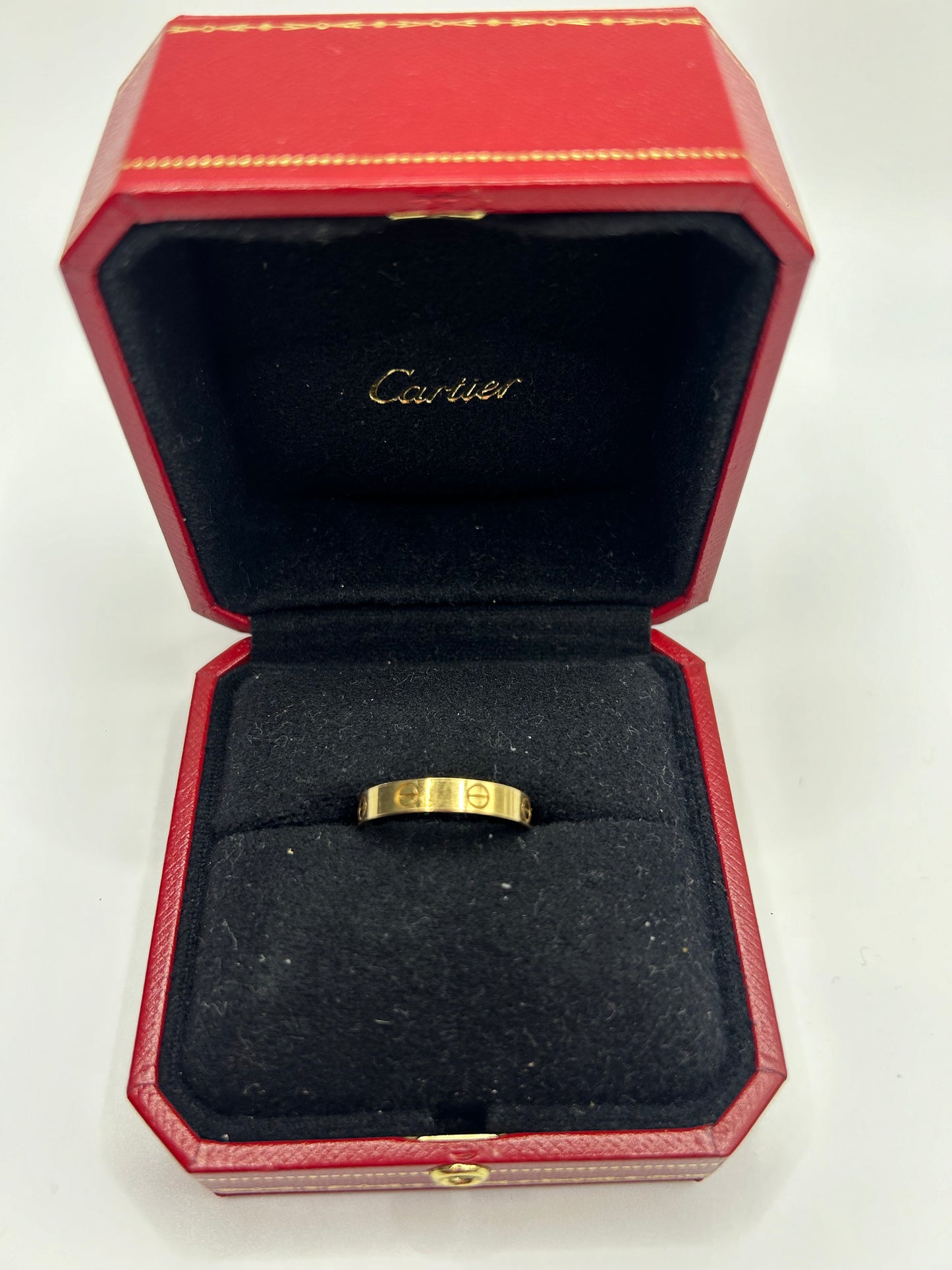 Cartier Love wedding ring, yellow gold Size 59