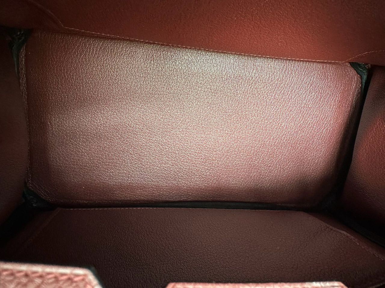 Hermes Birkin 25 in rouge h Togo leather PHW W stamp(2025). full set with receipt.