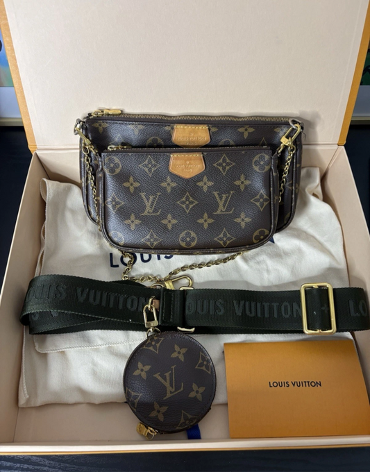 Louis Vuitton Multi Pochette Accessories in Monogram Khaki
