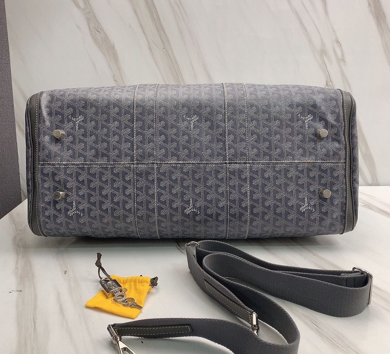 Goyard Boston size 50 in Grey