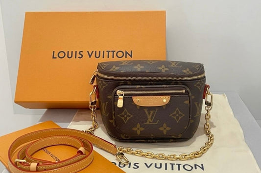 Louis Vuitton Mini Bumbag in Monogram, Brand New