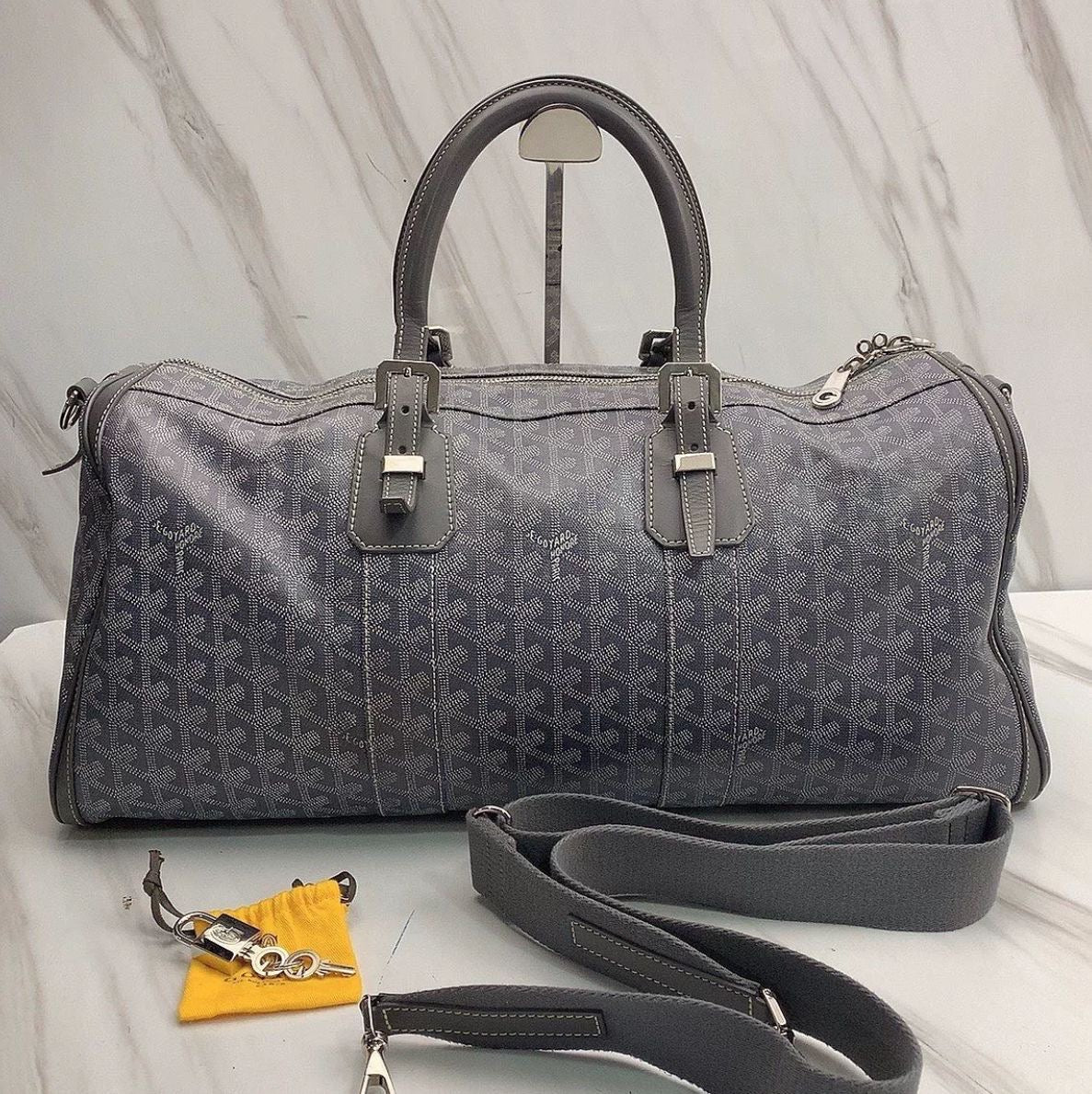 Goyard Boston size 50 in Grey