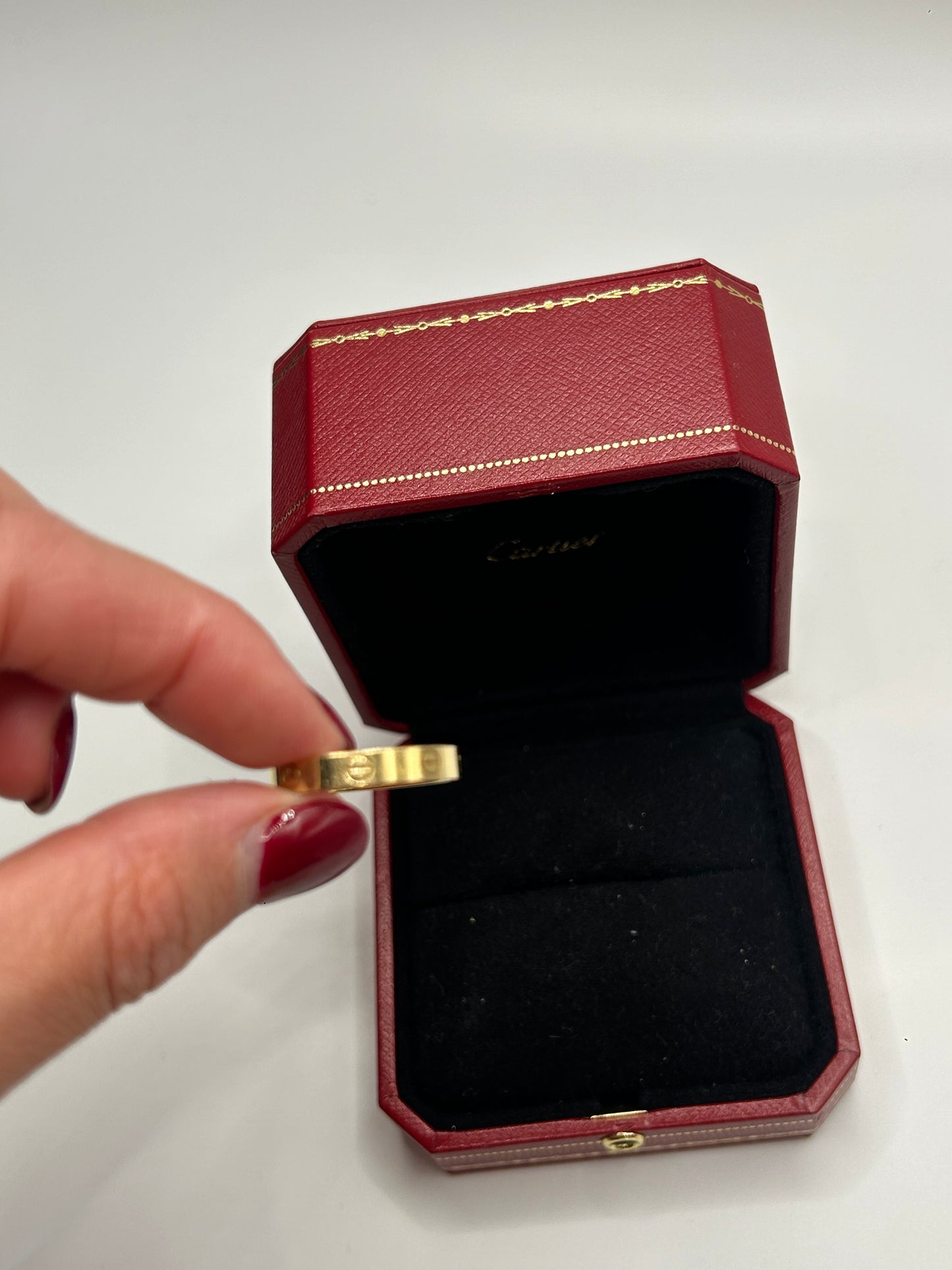Cartier Love wedding ring, yellow gold Size 59