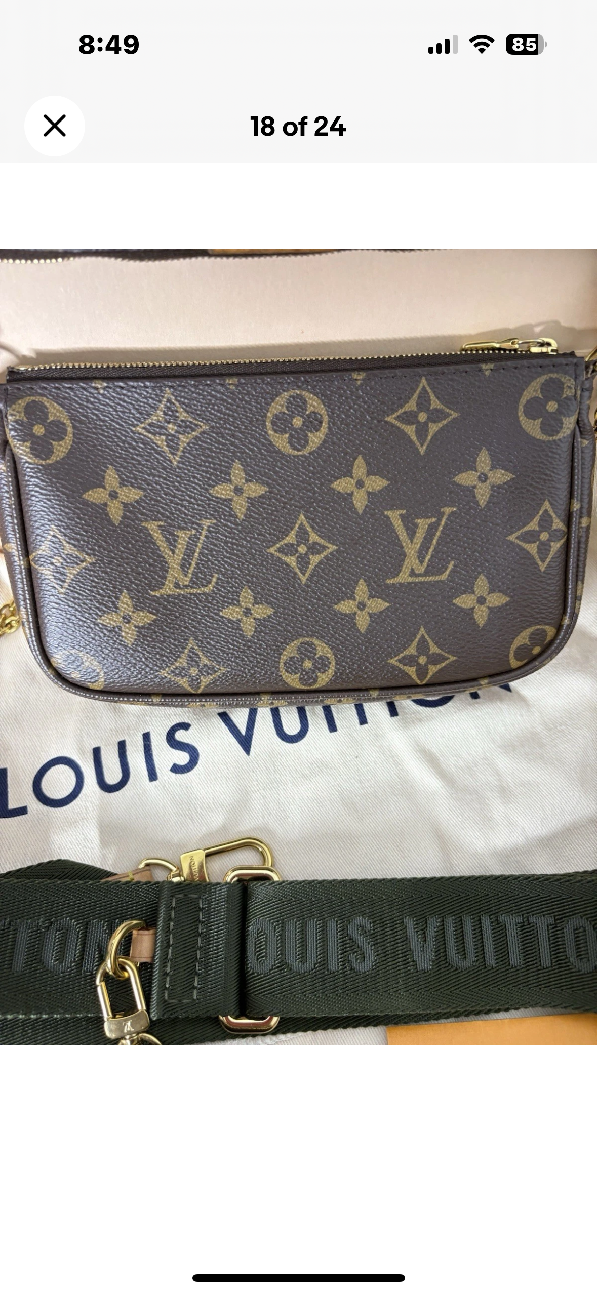Louis Vuitton Multi Pochette Accessories in Monogram Khaki