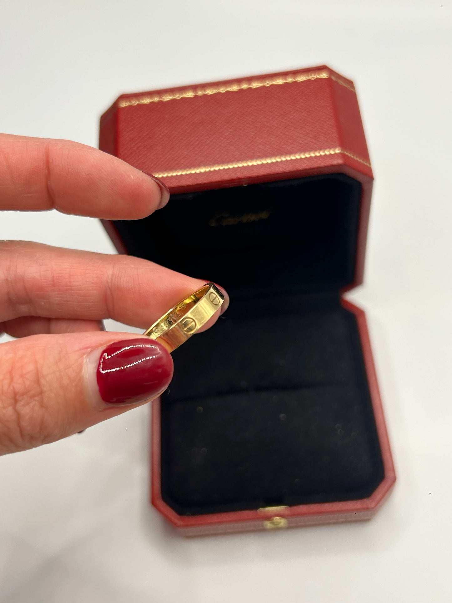 Cartier Love wedding ring, yellow gold Size 59