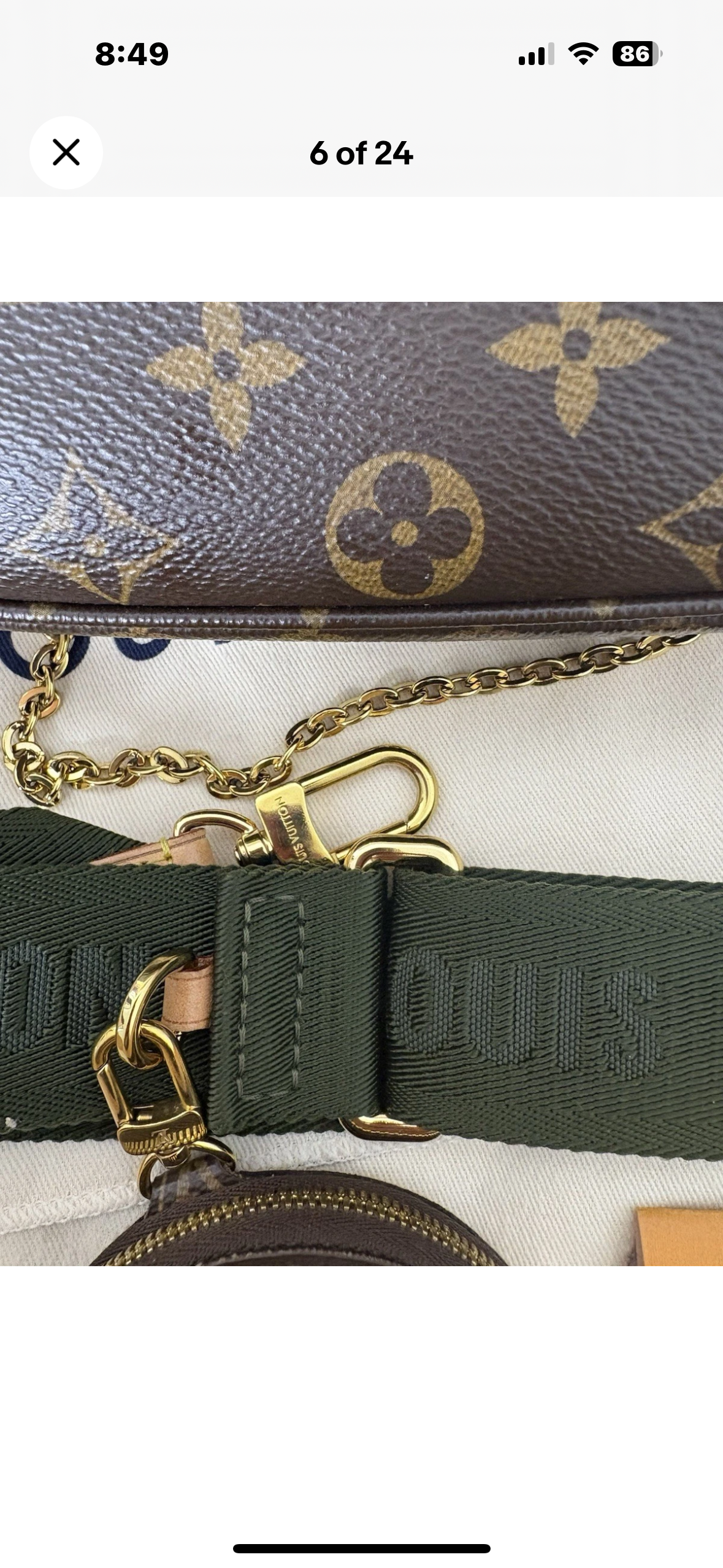 Louis Vuitton Multi Pochette Accessories in Monogram Khaki