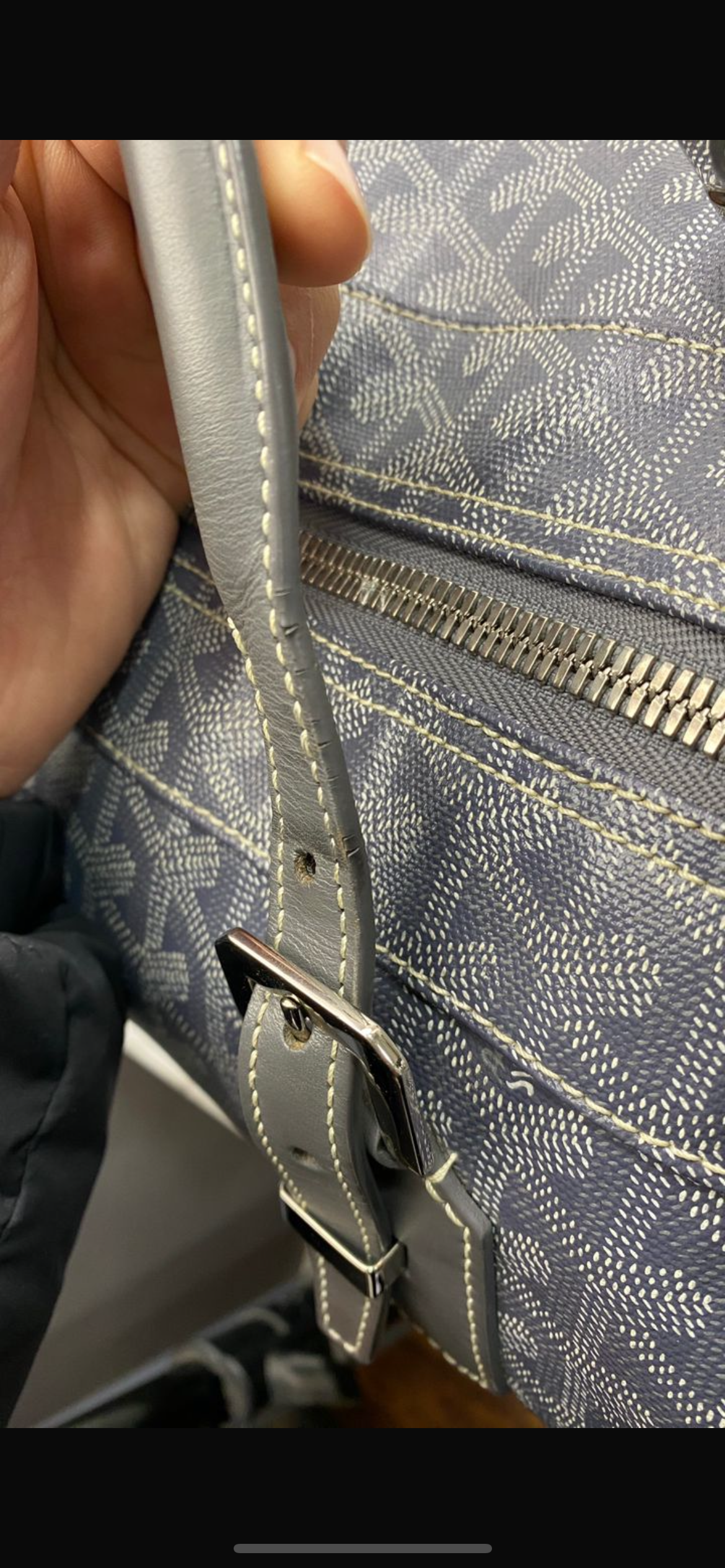 Goyard Boston size 50 in Grey