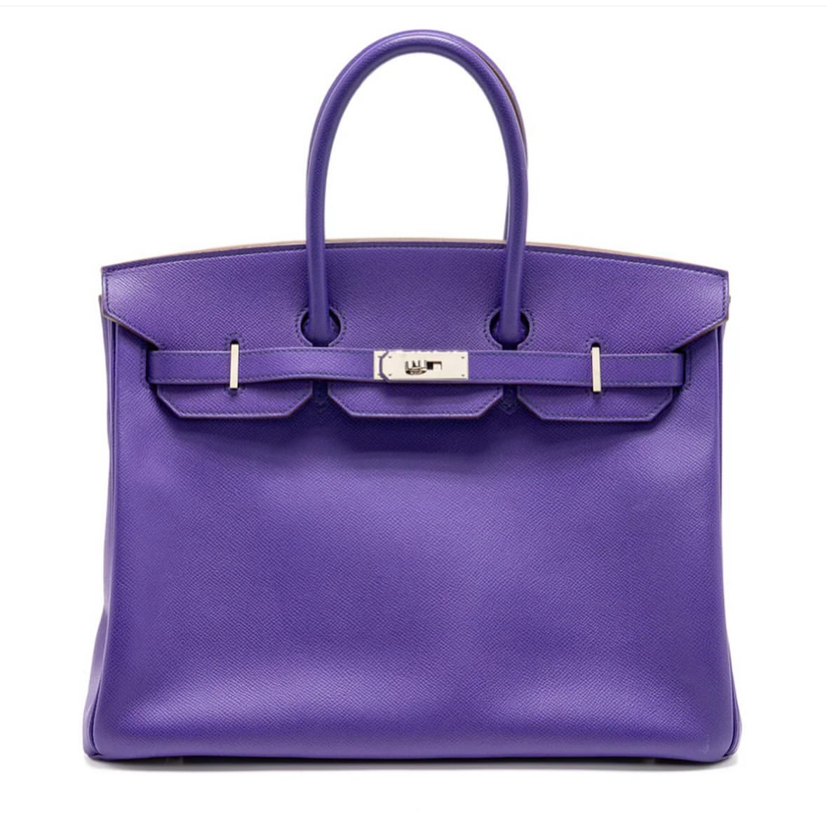 Hermes Birkin 35 Epsom Crocus SHW stamp O Square(2011). Fullset with receipt( Australian seller)