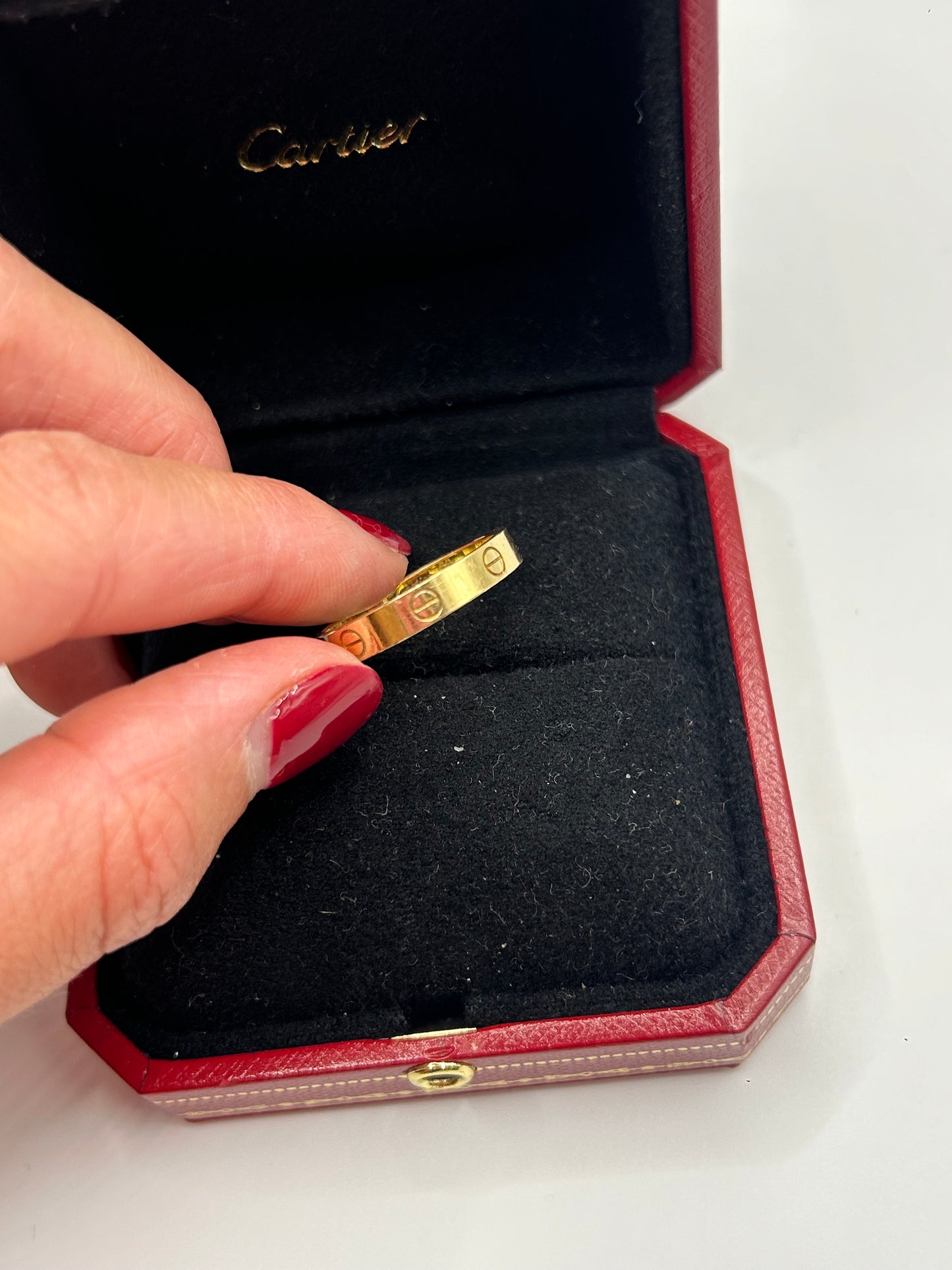 Cartier Love wedding ring, yellow gold Size 59