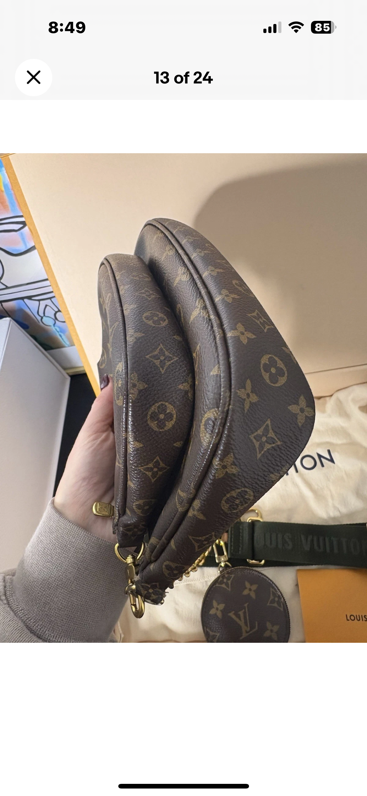 Louis Vuitton Multi Pochette Accessories in Monogram Khaki