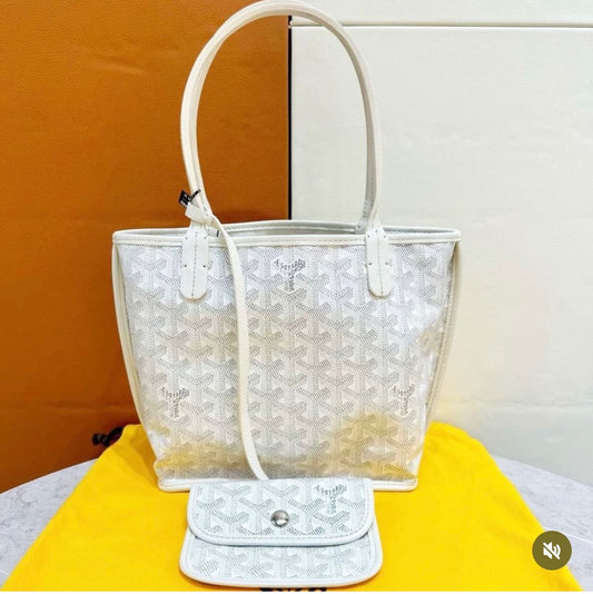 Goyard Mini Anjou in White