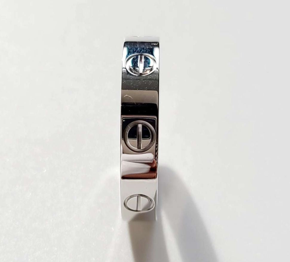 Cartier  love Ring White Gold size 55