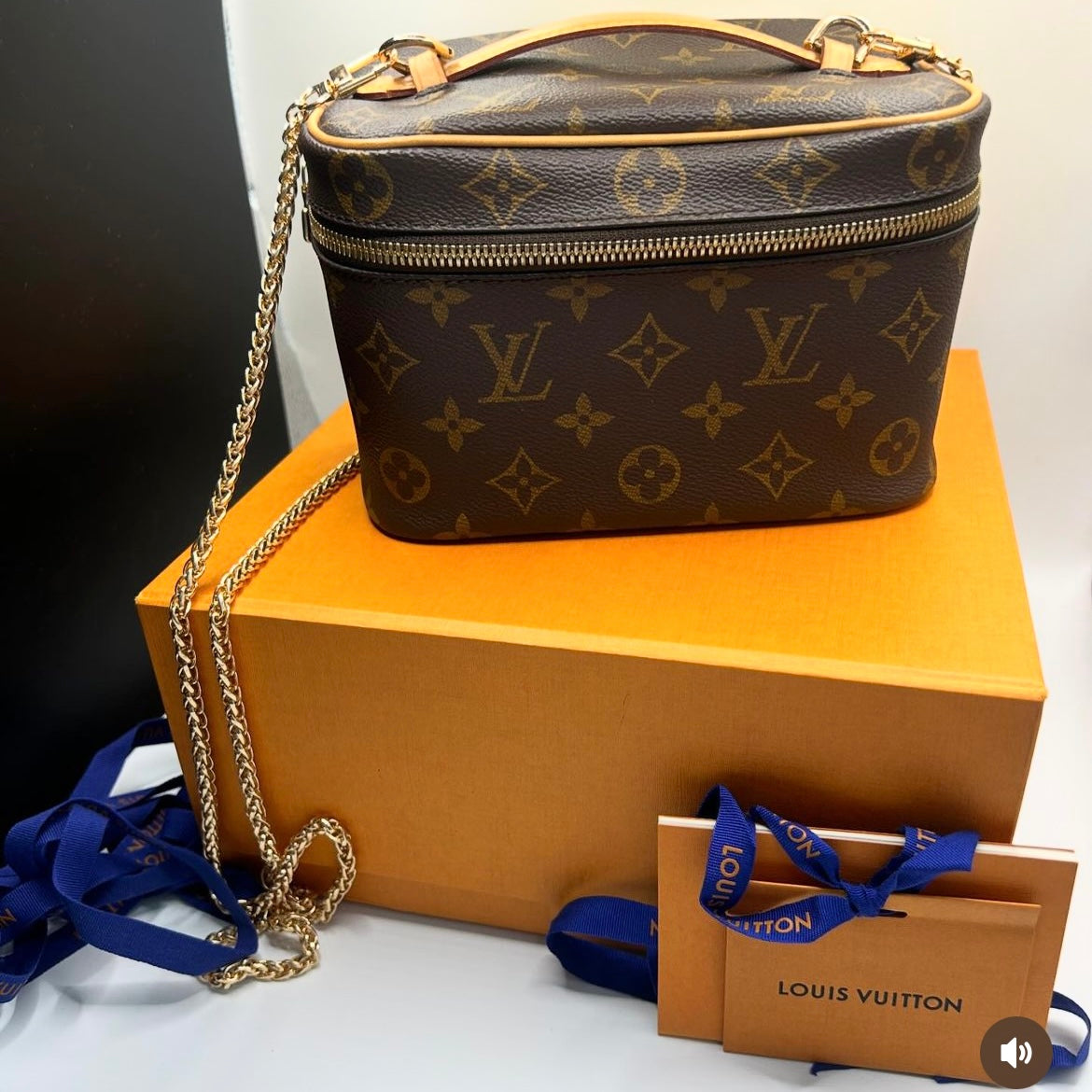 Louis Vuitton Nice Mini  Monogram Vanity Bag