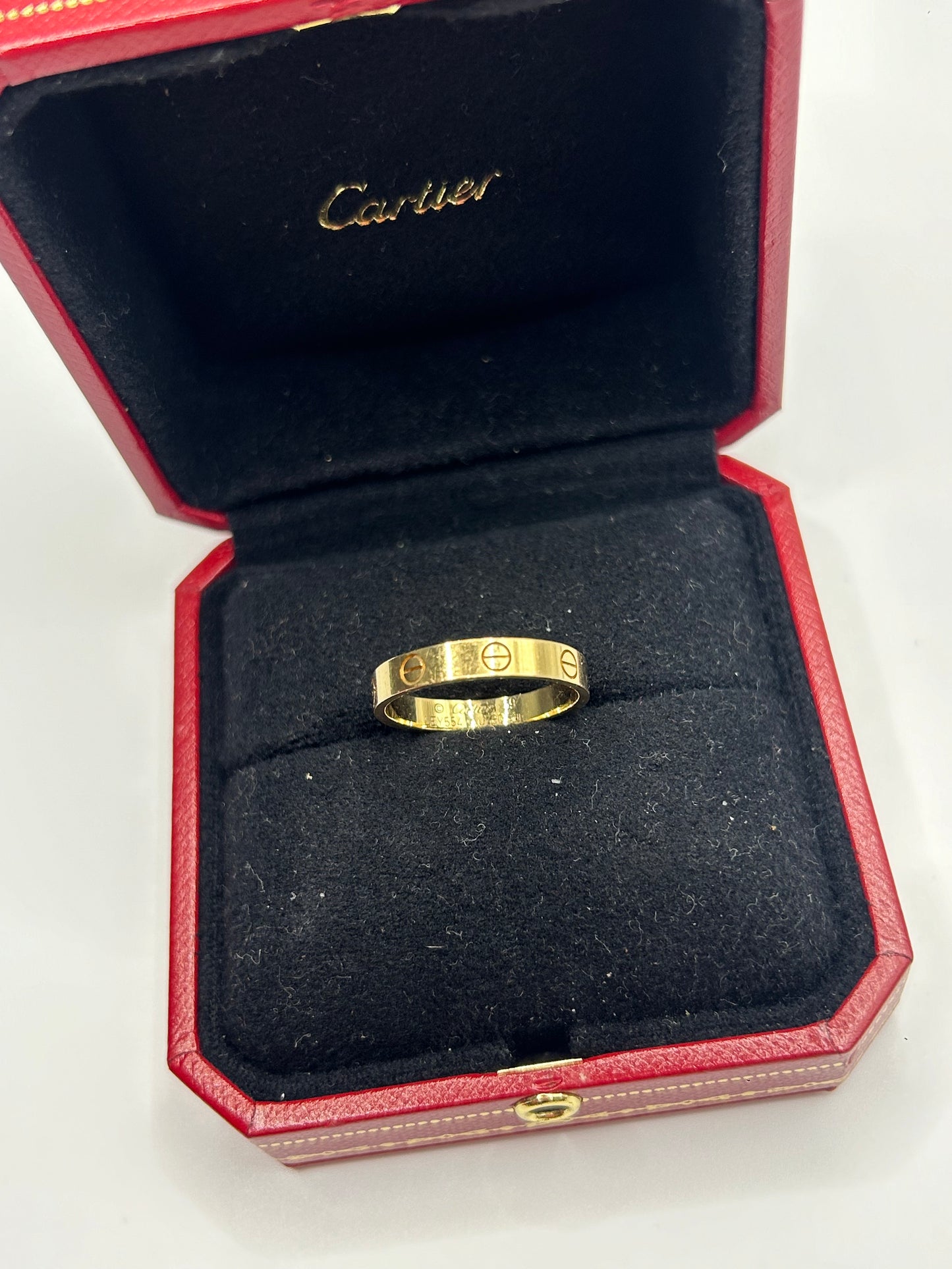 Cartier Love wedding ring, yellow gold Size 59