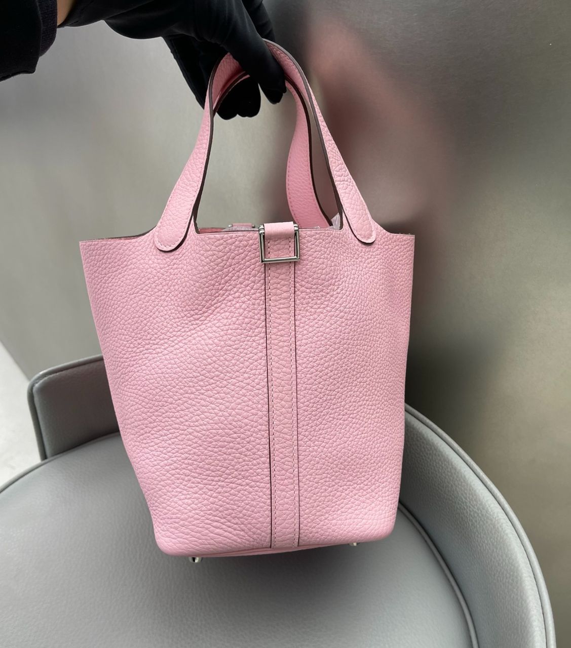 Hermes Picotin 18 in Rose Sakura TC PHW - Z Stamp( 2021)