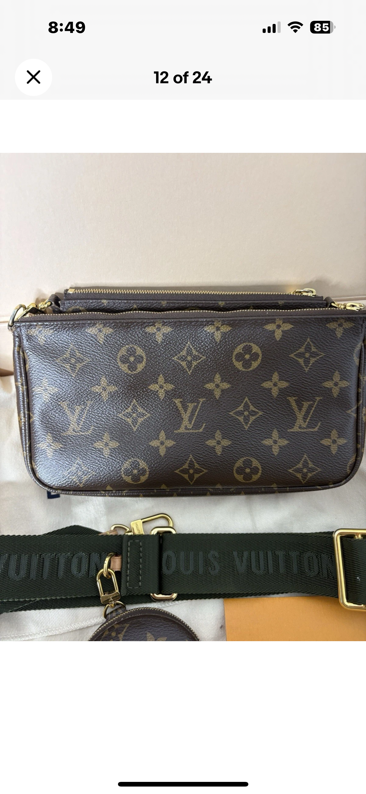Louis Vuitton Multi Pochette Accessories in Monogram Khaki