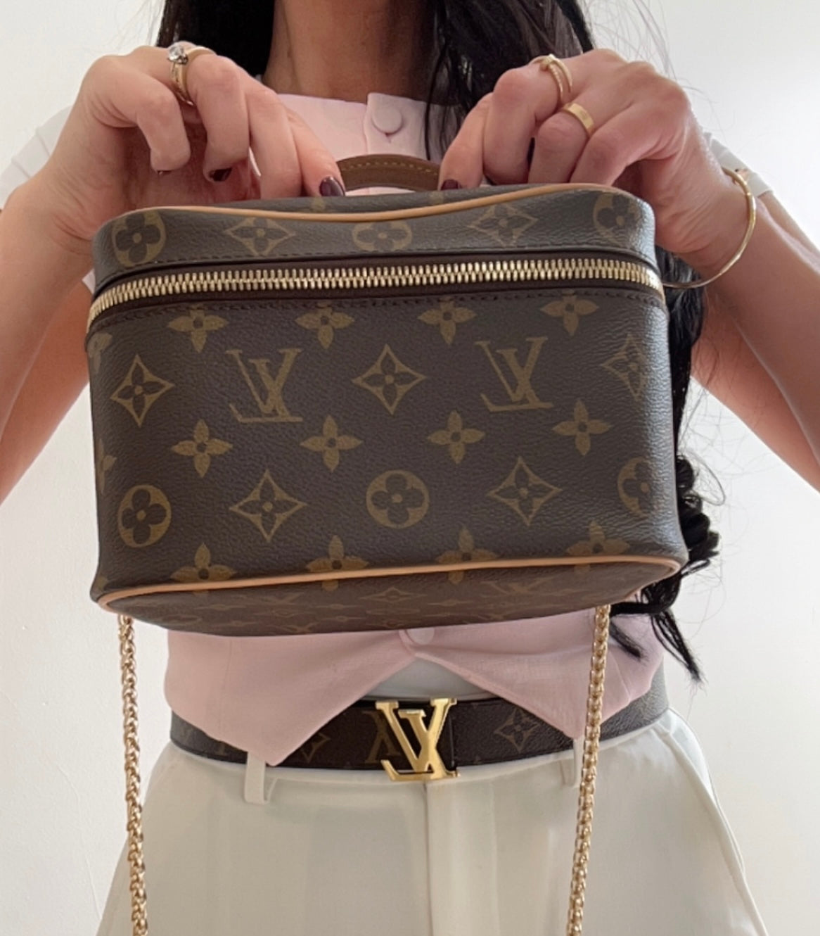 Louis Vuitton Nice Mini  Monogram Vanity Bag