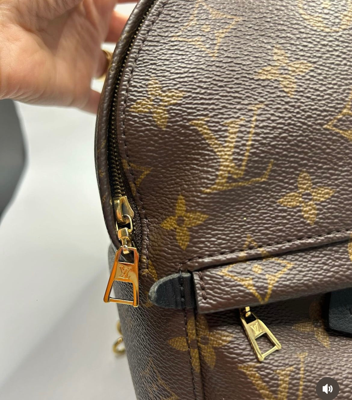 Louis Vuitton Mini Palm Springs Monogram Canvas Backpack