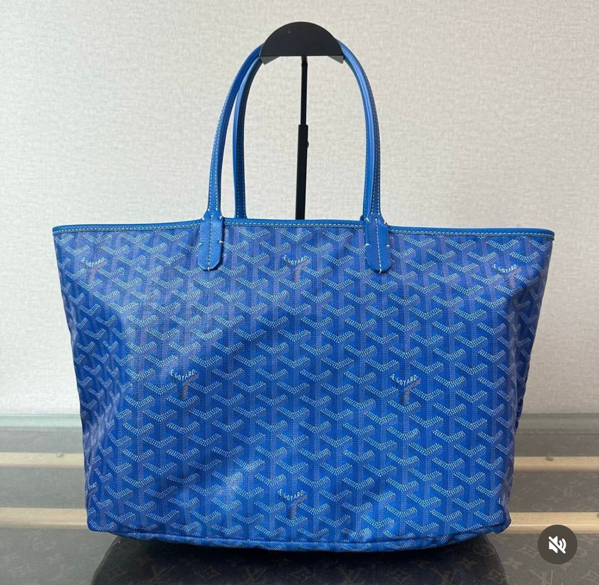 Goyard St Louis PM Tote in Blue