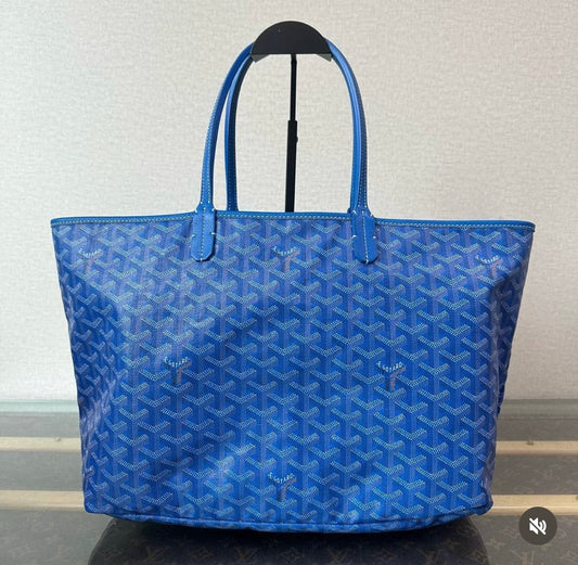 Goyard St Louis PM Tote in Blue