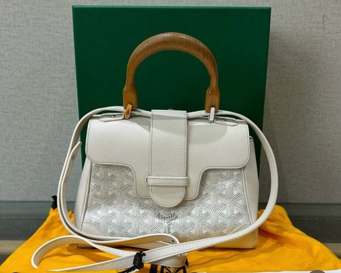 GOYARD Mini Saigon in White
