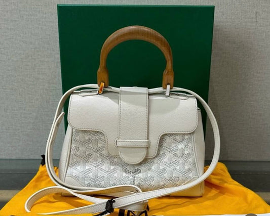 GOYARD Mini Saigon in White