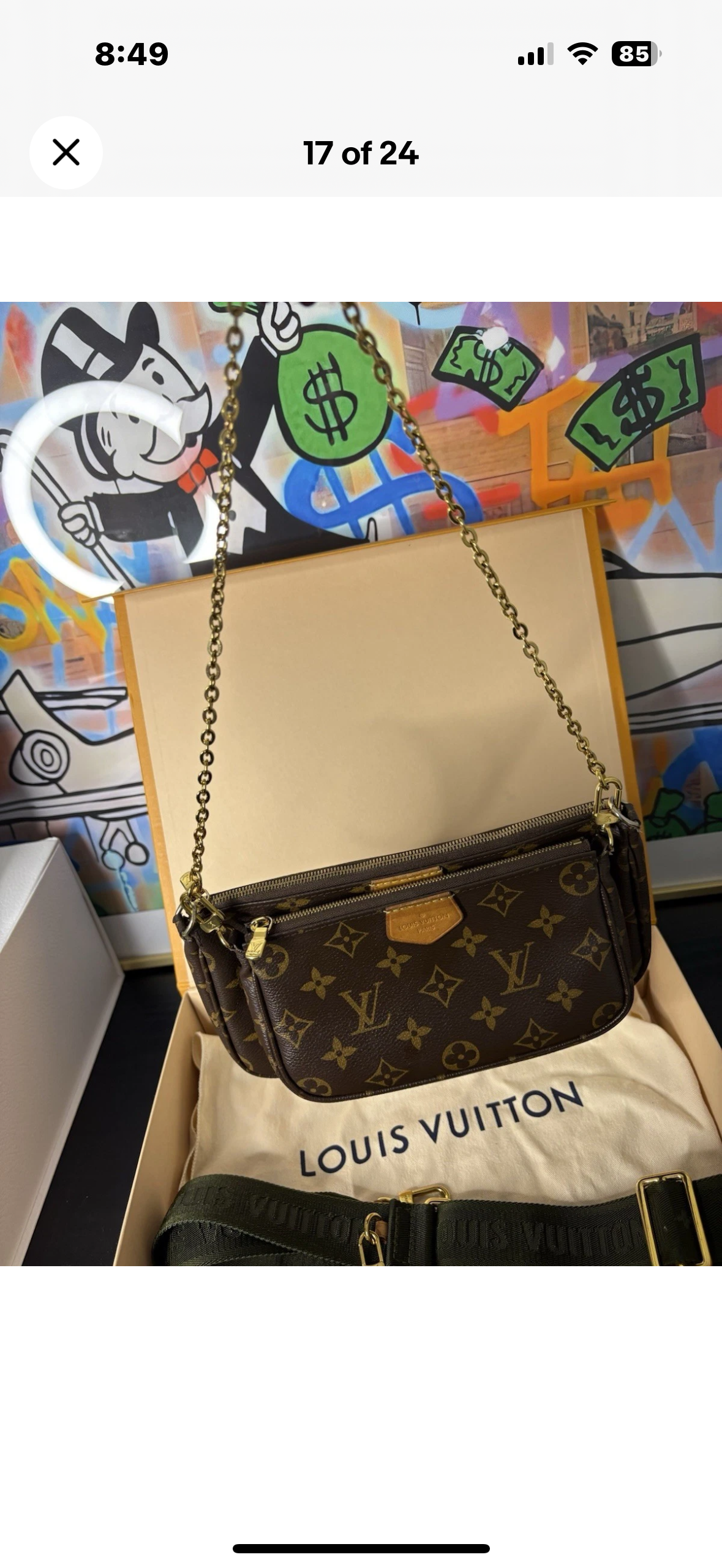 Louis Vuitton Multi Pochette Accessories in Monogram Khaki