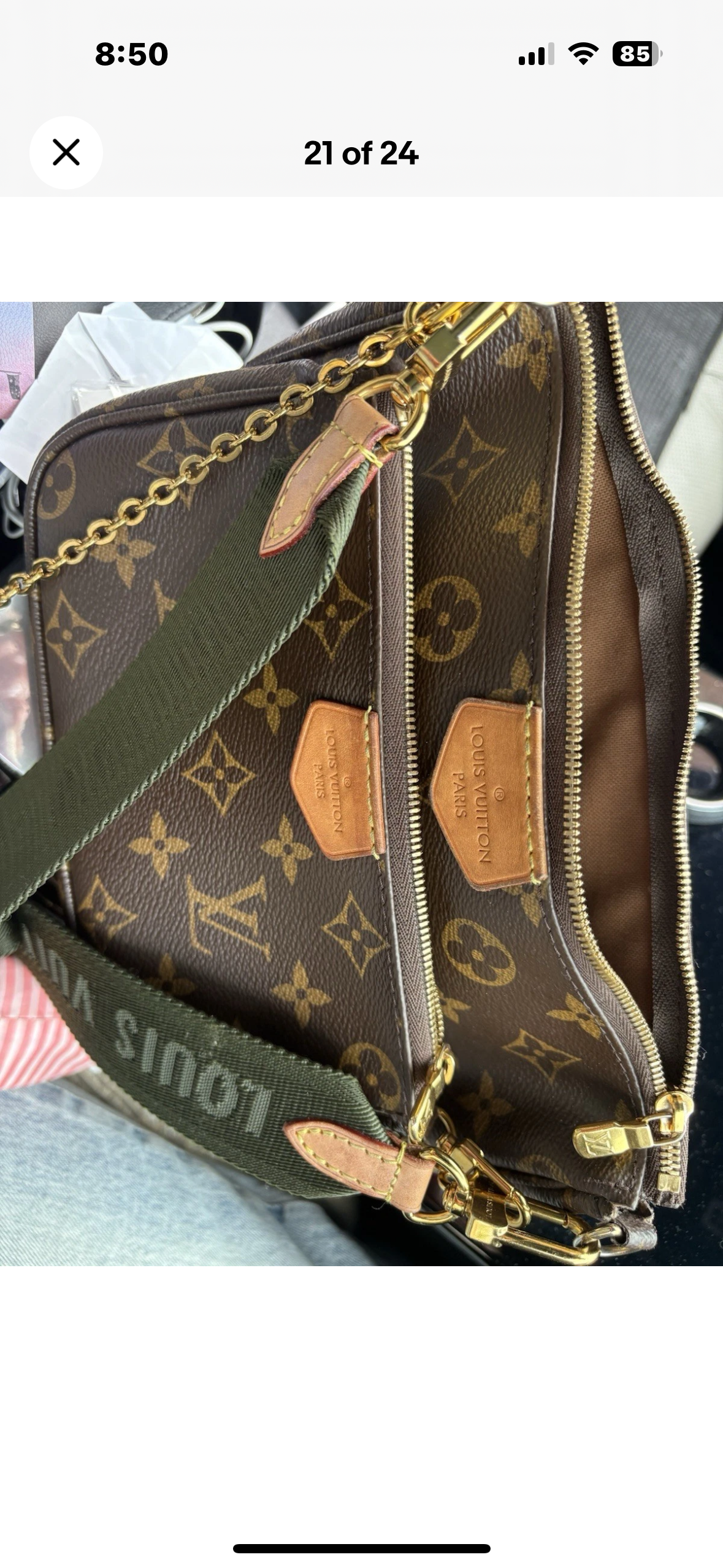 Louis Vuitton Multi Pochette Accessories in Monogram Khaki