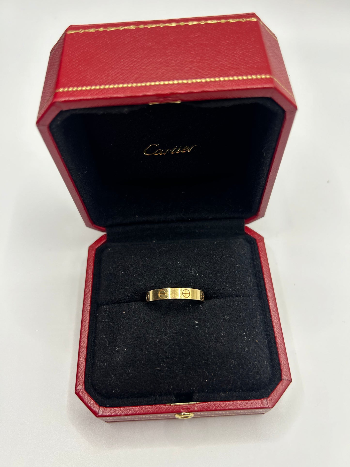 Cartier Love wedding ring, yellow gold Size 59